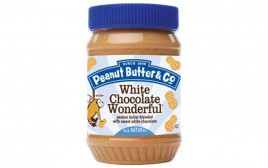 Peanut Butter & Co. White Chocolate Wonderful Peanut Butter Blended With Sweet White Chocolate  Plastic Jar  454 grams